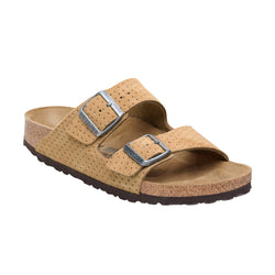 Birkenstock Arizona New Beige Embossed Suede- Regular