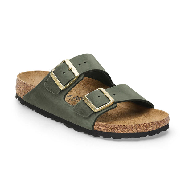 Birkenstock Arizona Thyme - Oiled Leather Narrow