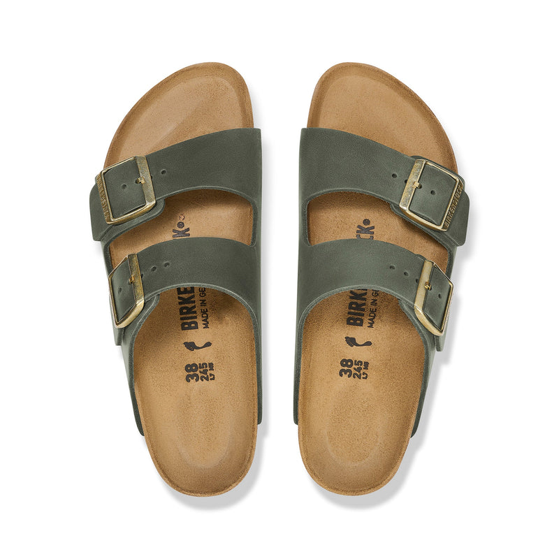 Birkenstock Arizona Thyme - Oiled Leather Narrow