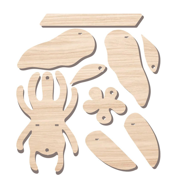 AVENIR CREATE MY WOODEN CHARM- BEETLE
