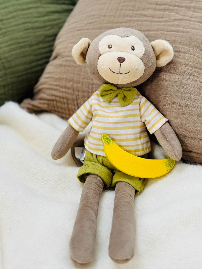 LITTLE CLOUD- PLUSH TOY BOY MONKEY-MILO