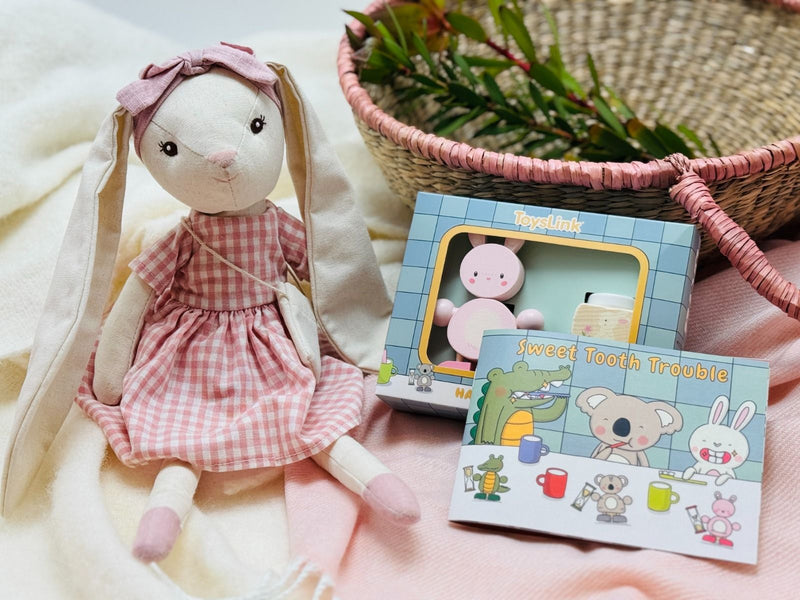 LITTLE CLOUD-  PLUSH TOY GIRL BUNNY