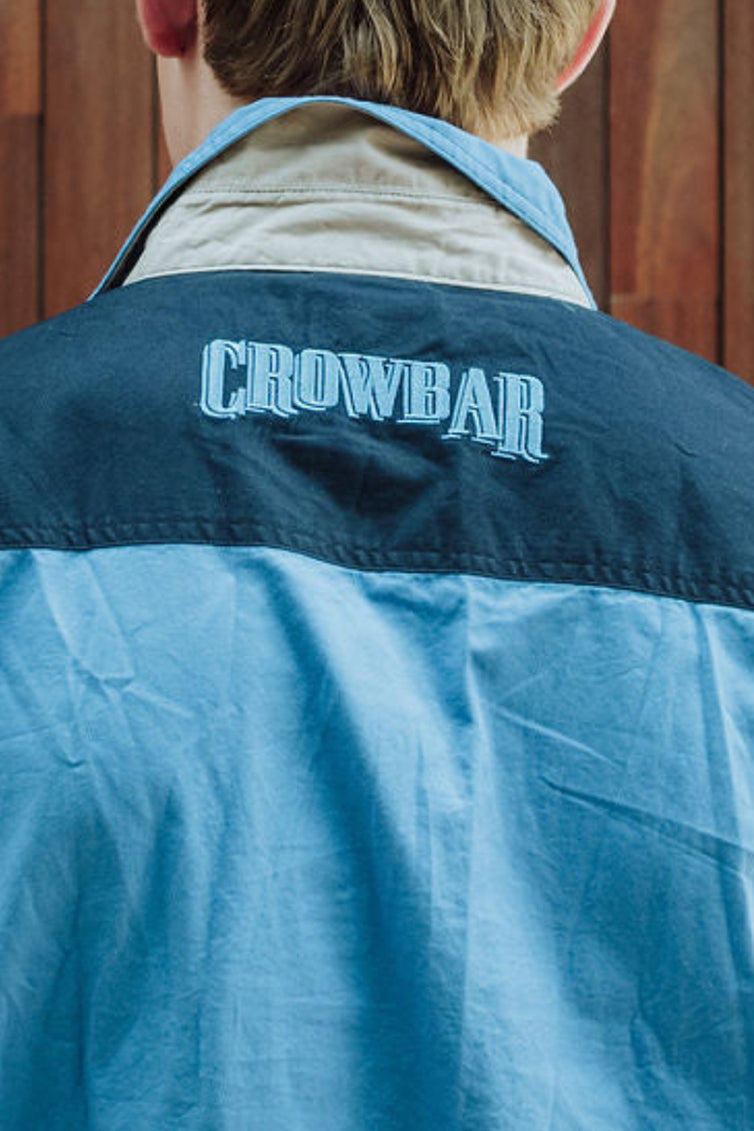 Crowbar Mens Harlequin Closed Front Long Sleeve Shirt -  2 Colours