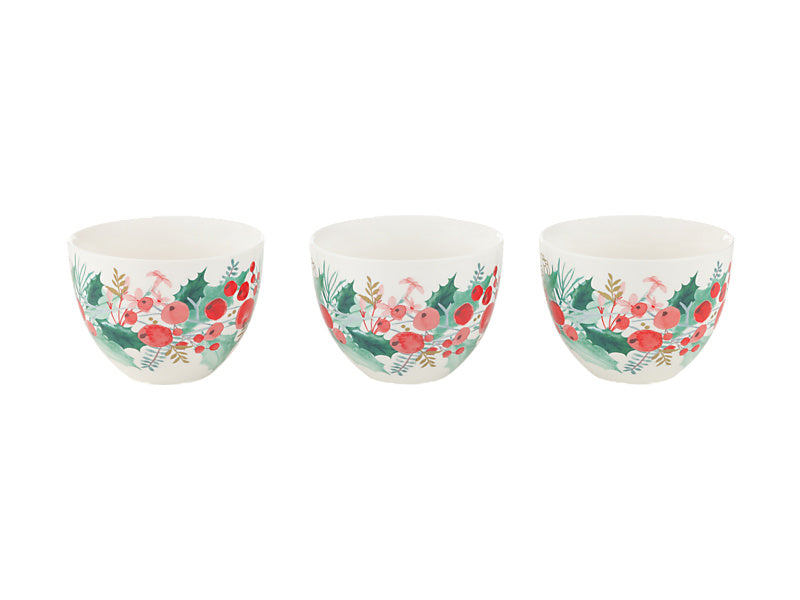 Maxwell & Williams Merry Berry Bowl Set of 3 Gift Boxed