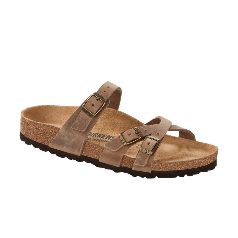 Birkenstock Franca Tabacco Brown - Oiled Leather Narrow