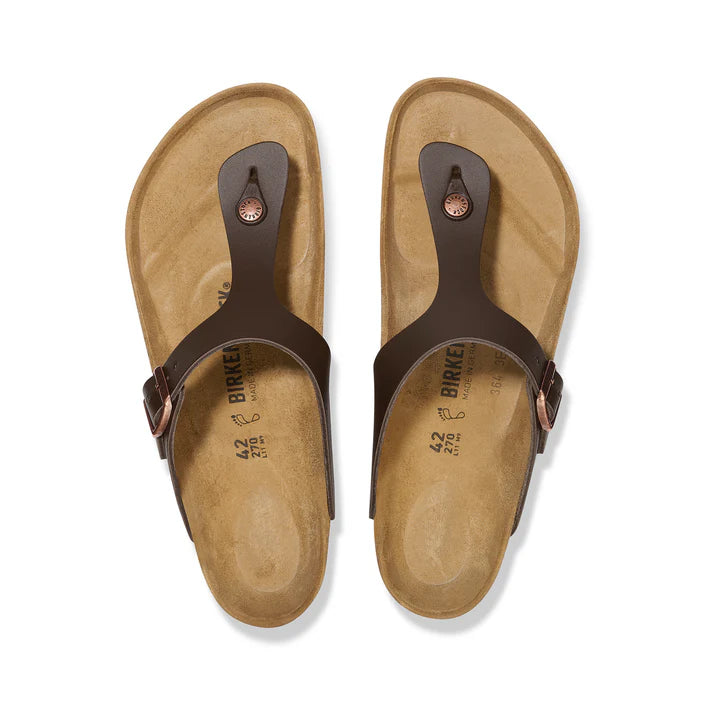 Birkenstock Gizeh Dark Brown - Smooth Leather Regular
