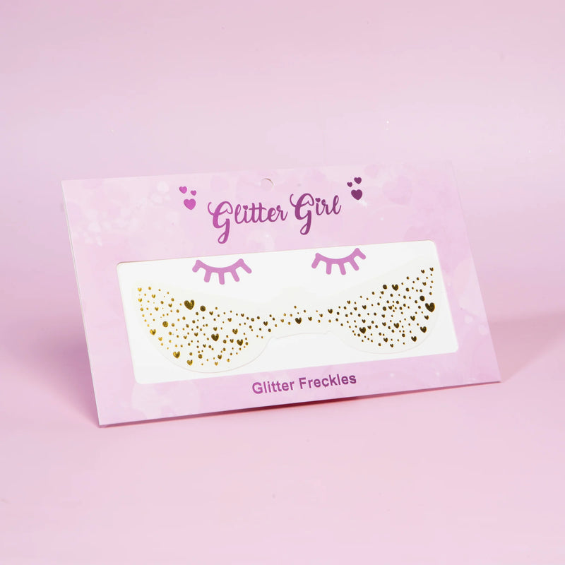 Glitter Girl Glitter Freckles Heart