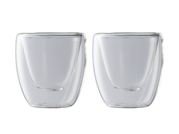 Maxwell & Williams Blend Double Wall Espresso Cup 80ML Set of 2 Gift Boxed