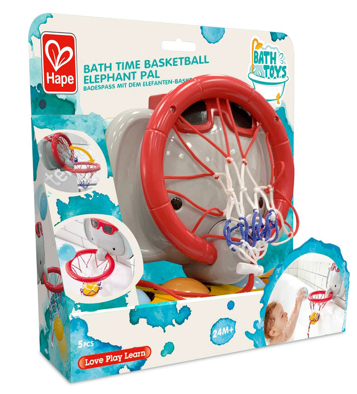 HAPE BATH TIME BASKETBALL ELEPHANT PAL
