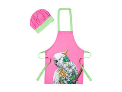 Maxwell & Williams Marini Ferlazzo Wild Planet Children's Apron & Hat Set Cockatoo Chick