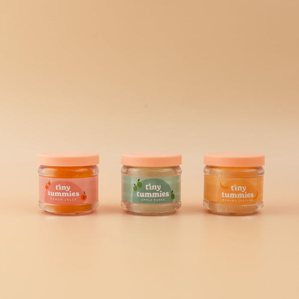 TINY HARLOW BANANA CUSTARD FOOD JAR