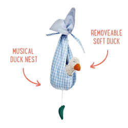 KATHE KRUSE- MUSICAL MOBILE DUCK AND NEST