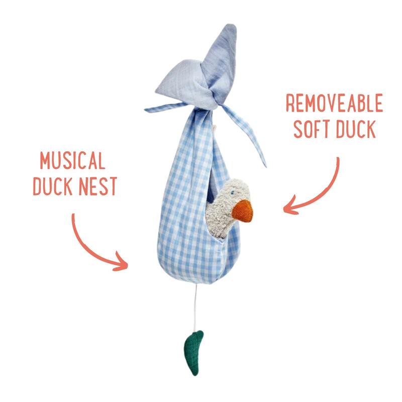 KATHE KRUSE- MUSICAL MOBILE DUCK AND NEST