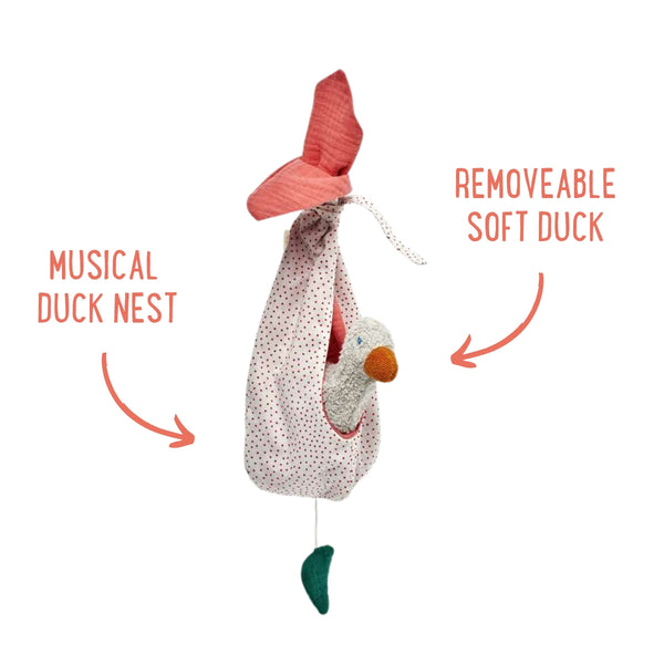 KATHE KRUSE- MUSICAL MOBILE DUCK AND NEST