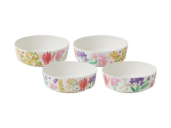 Maxwell & Williams Wildflowers Bamboo Bowl Set of 4