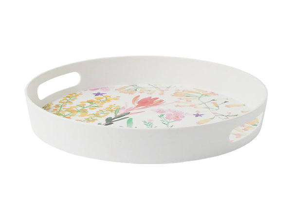Maxwell & Williams Wildflowers Bamboo Round Serving Tray