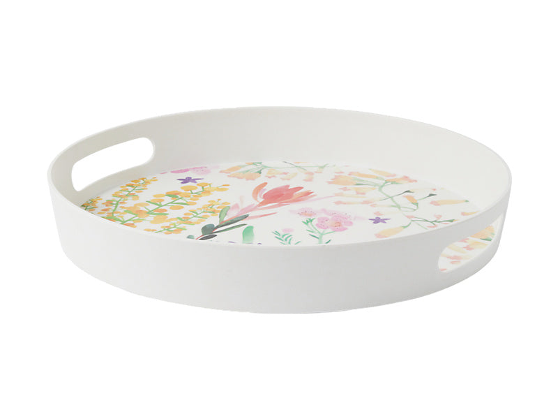 Maxwell & Williams Wildflowers Bamboo Round Serving Tray