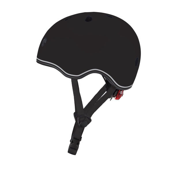 GOBBLER KIDS HELMET WITH  LED LIGHTS- BLACK