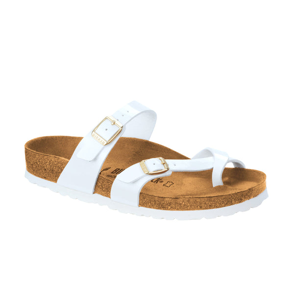 Birkinstock Mayari Birkoflor - Patent White- Regular