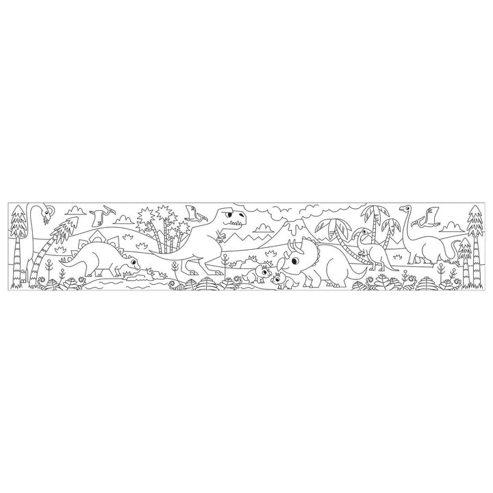 MUDPUPPY COLOURING ROLL- MIGHTY DINOSAURS