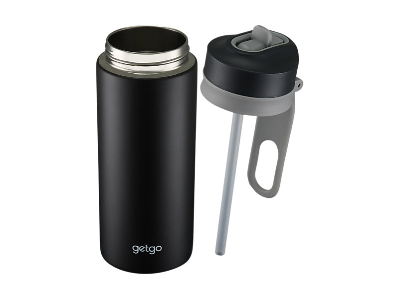 Maxwell & Williams - getgo 500ml Double Wall Insulated Sip Bottle Gift Boxed - Black