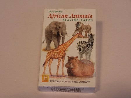 AFRICAN ANIMALS PLAYING CARDS