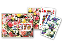 PIA2298 FLORAL PARADISE PINK BRIDGE CARDS