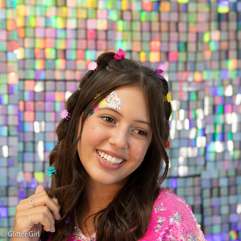 Glitter Girl Single Pan Glitter Eyeshadow in Rainbow Sparkle