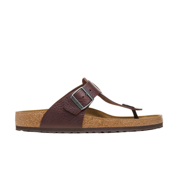 Birkenstock Safaga Vintage Wood Roast - Natural Leather Regular