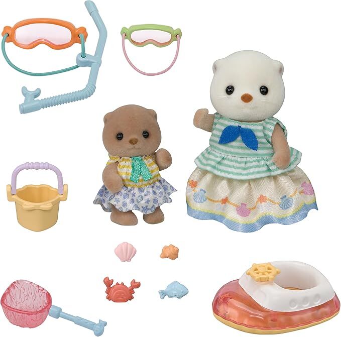 Sylvanian Families Sea Otter Sisters - Spashly Snorkel