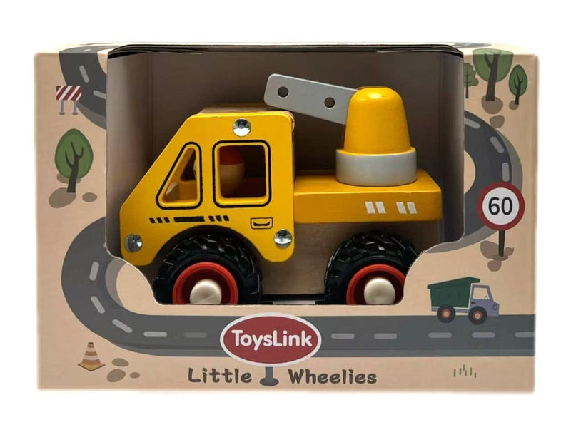 TOYSLINK WOODEN CRANE