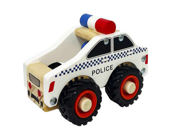 TOYSLINK WOODEN POLICE CAR
