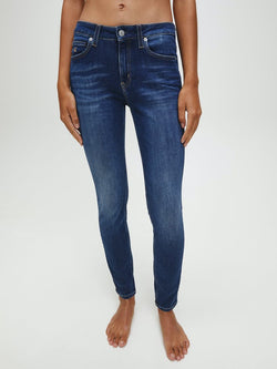 Calvin Klein Jeans Mid Rise Skinny Jeans - Mid Blue