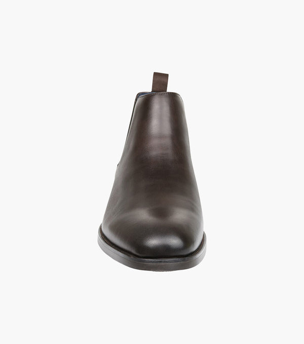 Florsheim Men's Ceduna Plain Toe Chelsea Boot - Dark Brown