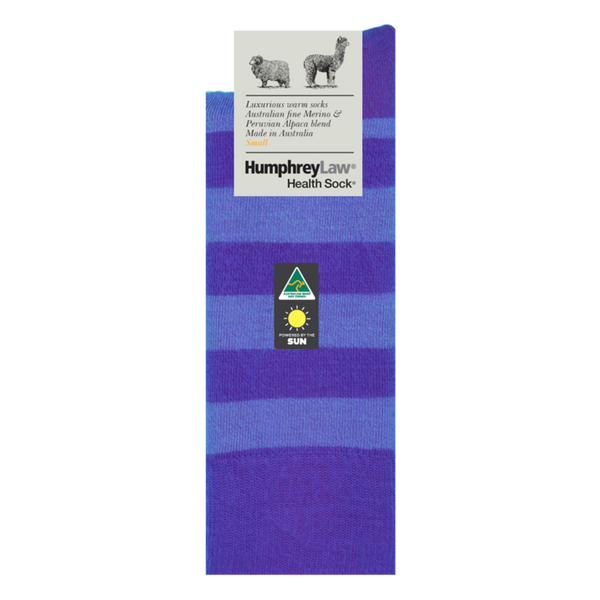 Humphrey Law Baby Alpaca Stripe Health Sock - 8 Colours