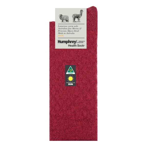 Humphrey Law Alpaca Quilted Health Sock - 6 Colours