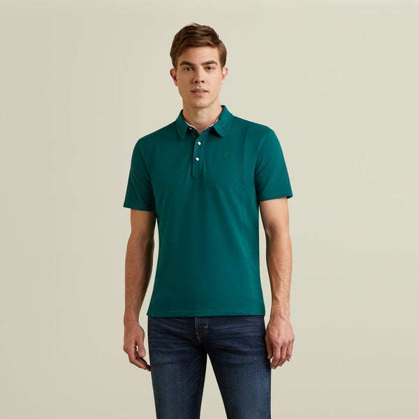 Ariat Men's Medal Polo - Forest