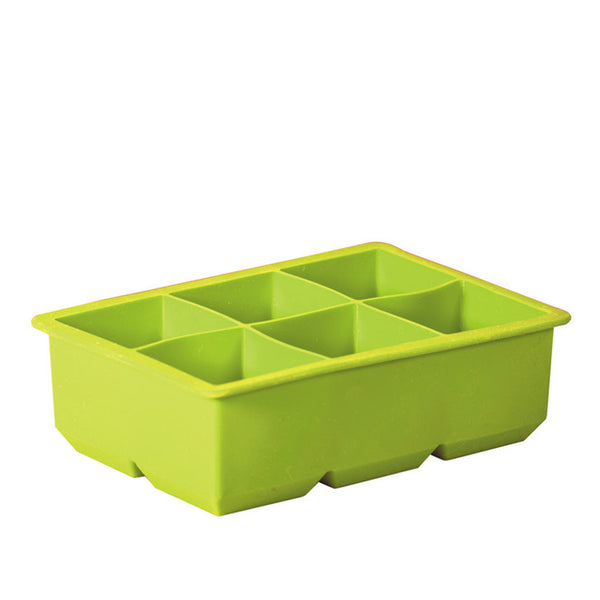 Avanti Silcone 6 Cup King Ice Cube Tray In Hang Sell Sleeve - Green