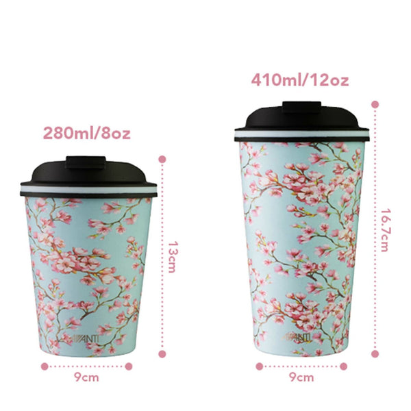 Avanti Gocup Double Wall Insulated Cup 410ml - Cherry Blossom