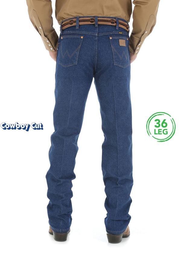 Wrangler Mens Cowboy Cut Original Fit Jean - 36" Leg
