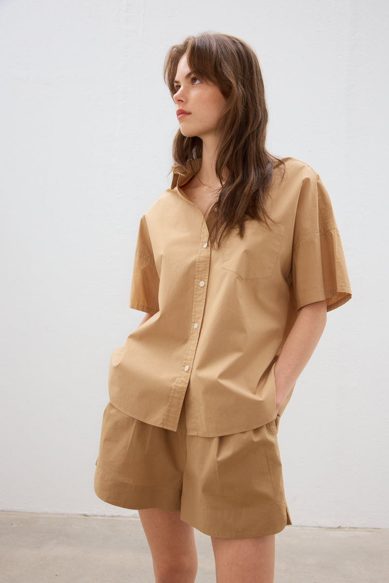 LMND Chiara Shirt - Toffee