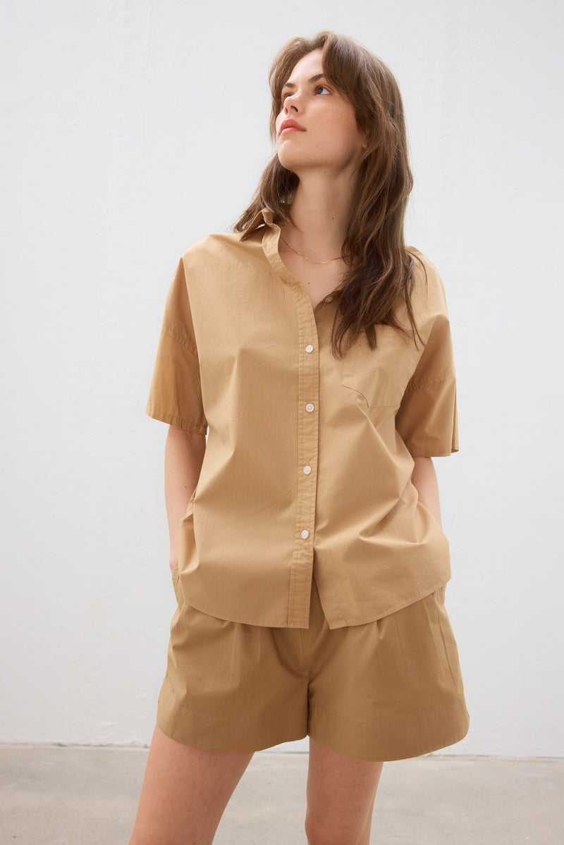 LMND Chiara Shirt - Toffee