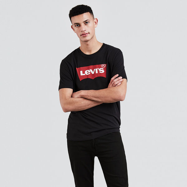 Levi's Mens Graphic Batwing T-Shirt - Black