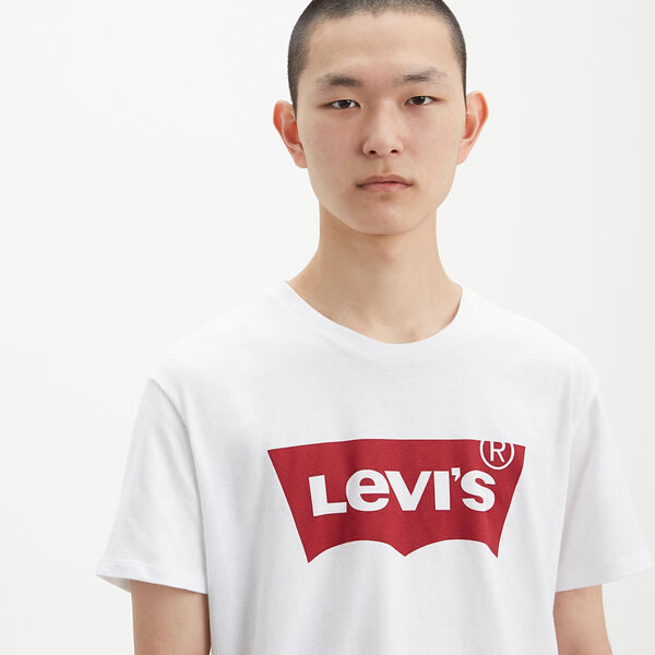Levi's Mens Graphic Batwing T-Shirt - White