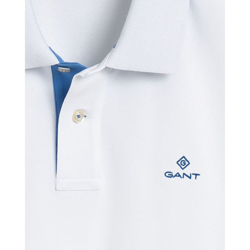 Gant Mens Contrast Collar Pique Polo