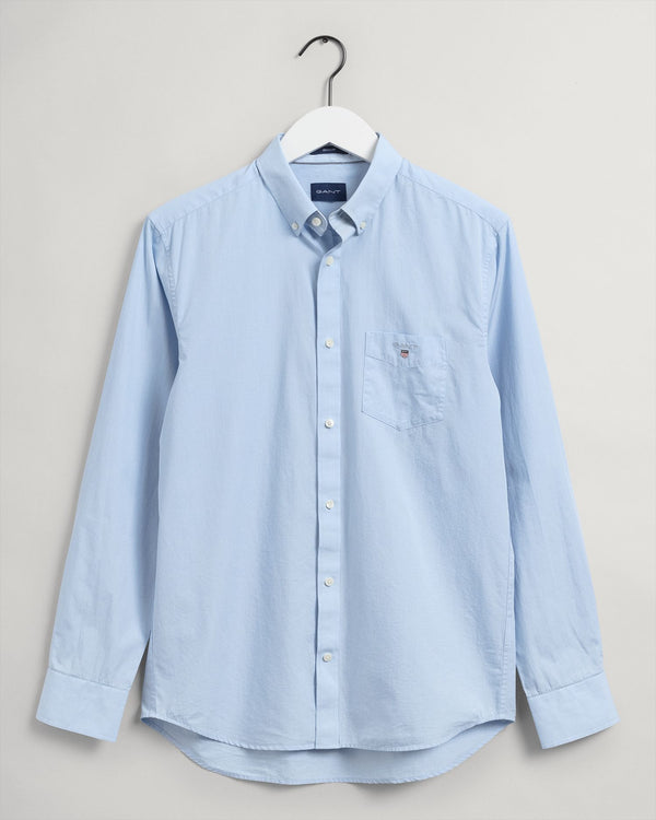 Gant Regular Fit Puppytooth Shirt - Capri Blue