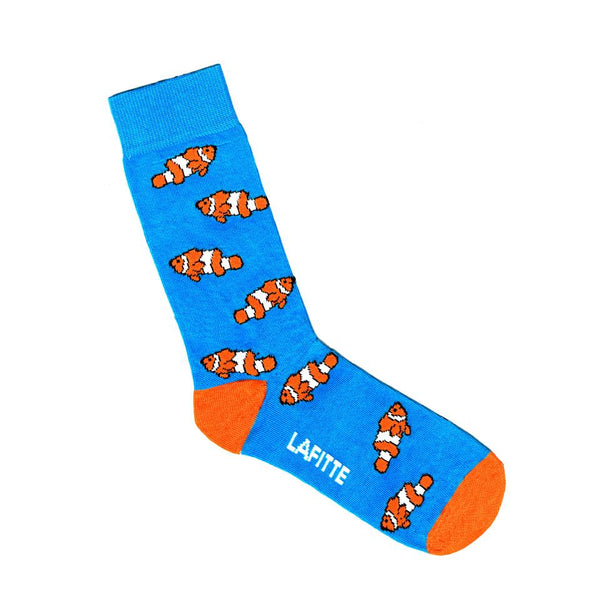 Lafitte Clown Fish Socks - Aqua