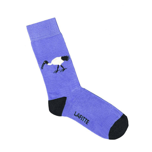 Lafitte Ibis Socks - Mint & Purple