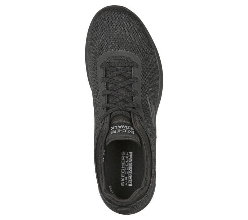 Skechers Men's GOwalk Stability - Progress Shoe - Black/Black