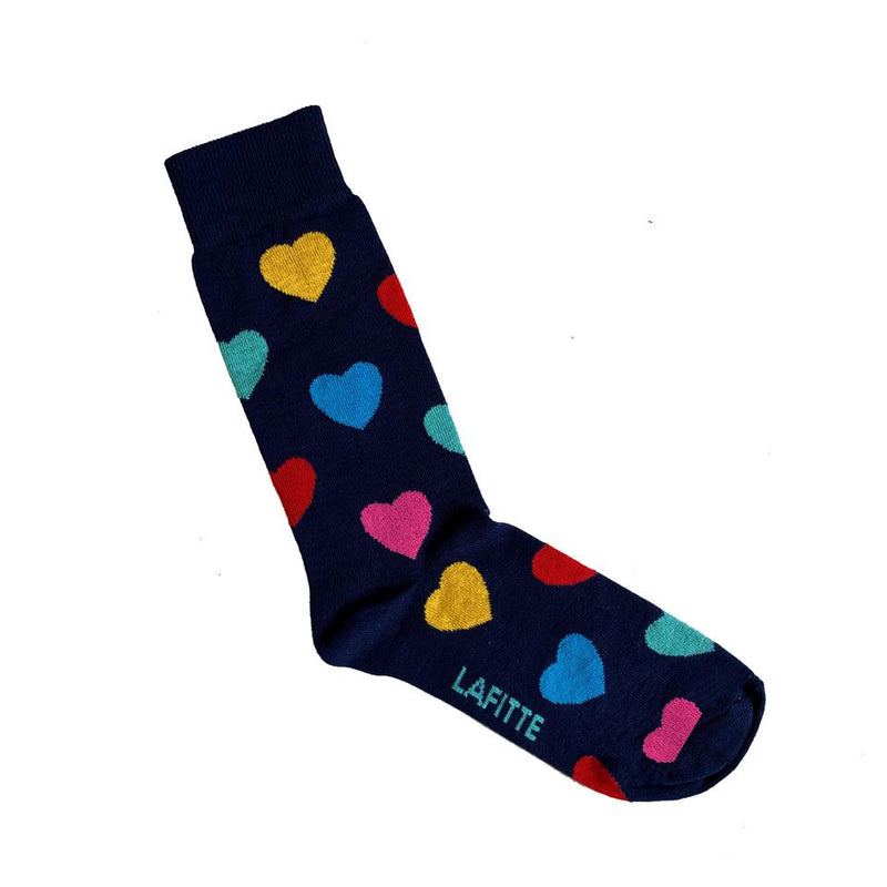 Lafitte Heart Socks - 2 Colours